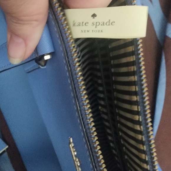 Kate Spade Blue Hand Bag Tote Bag - Picture 5 of 8